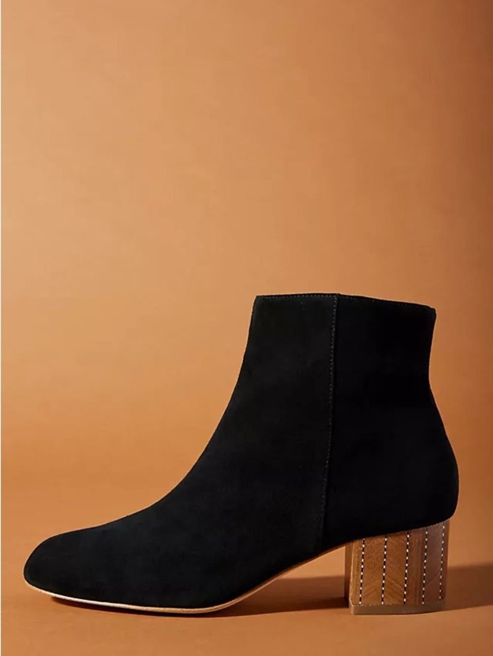 Anthropologie Statement Heel Ankle Boots Size 6